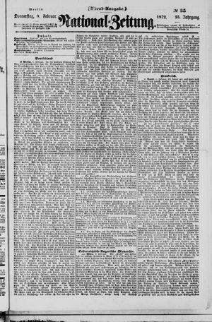 National-Zeitung vom 08.02.1872