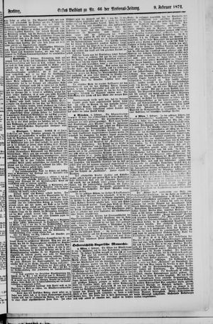 Nationalzeitung vom 09.02.1872