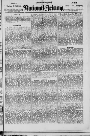 Nationalzeitung vom 09.02.1872