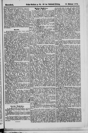National-Zeitung vom 10.02.1872