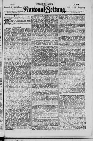 National-Zeitung vom 10.02.1872