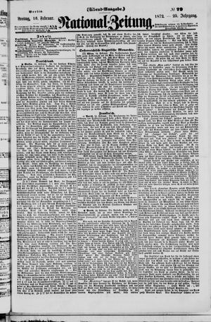 Nationalzeitung vom 16.02.1872