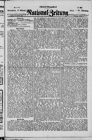 Nationalzeitung vom 17.02.1872