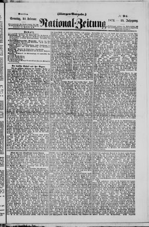 Nationalzeitung on Feb 25, 1872