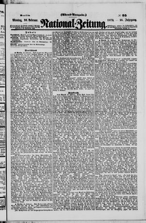 Nationalzeitung vom 26.02.1872
