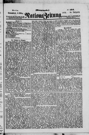 Nationalzeitung on Mar 2, 1872