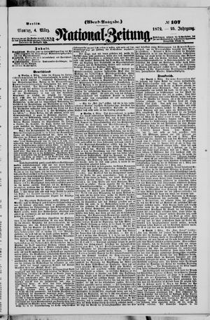 Nationalzeitung vom 04.03.1872