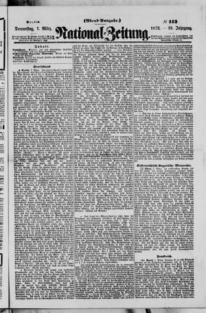Nationalzeitung vom 07.03.1872
