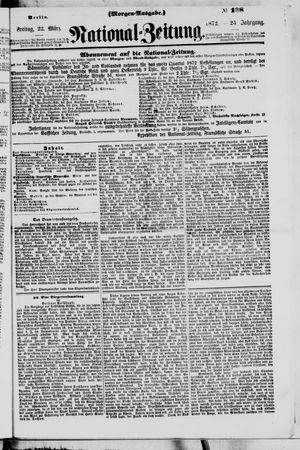 Nationalzeitung on Mar 22, 1872