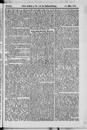 Nationalzeitung vom 24.03.1872
