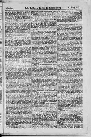 Nationalzeitung vom 31.03.1872