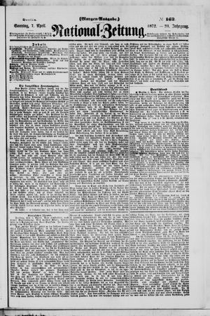 Nationalzeitung vom 07.04.1872