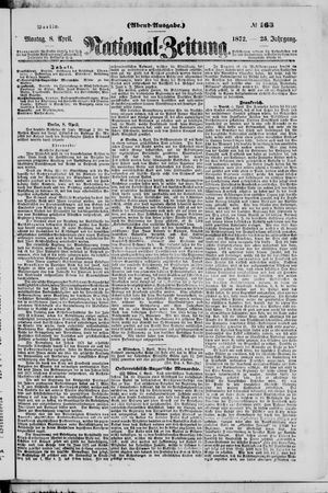 Nationalzeitung on Apr 8, 1872