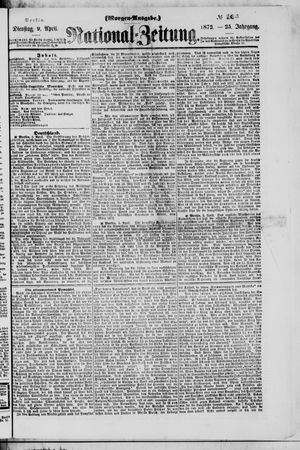 National-Zeitung vom 09.04.1872