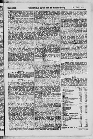 Nationalzeitung on Apr 11, 1872