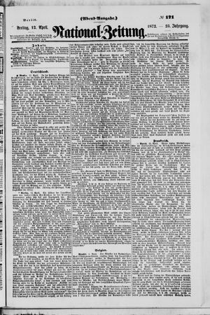 National-Zeitung vom 12.04.1872