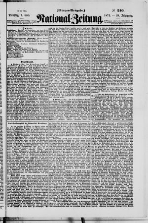 Nationalzeitung on May 7, 1872