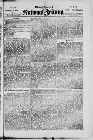 National-Zeitung vom 08.05.1872