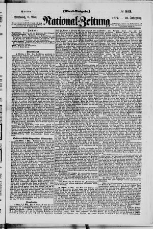 National-Zeitung vom 08.05.1872