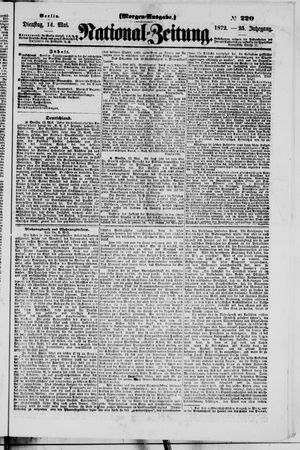 National-Zeitung vom 14.05.1872