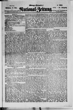 Nationalzeitung vom 15.05.1872