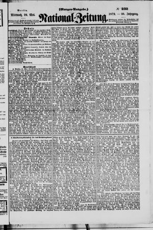 Nationalzeitung vom 22.05.1872