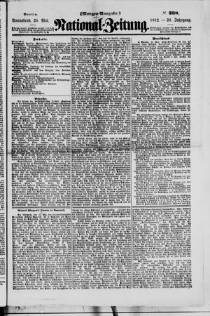 Nationalzeitung vom 25.05.1872