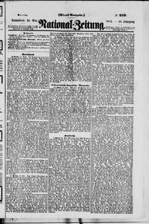Nationalzeitung vom 25.05.1872