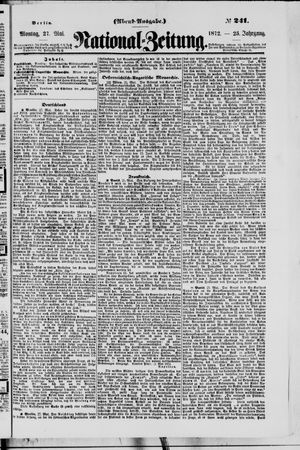 Nationalzeitung vom 27.05.1872