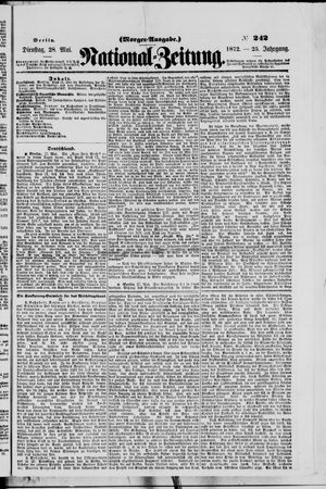 Nationalzeitung vom 28.05.1872
