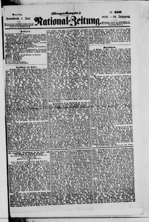 Nationalzeitung vom 01.06.1872