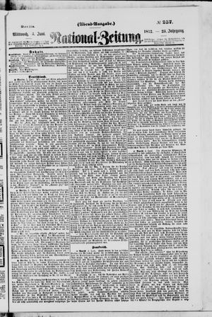 National-Zeitung vom 05.06.1872