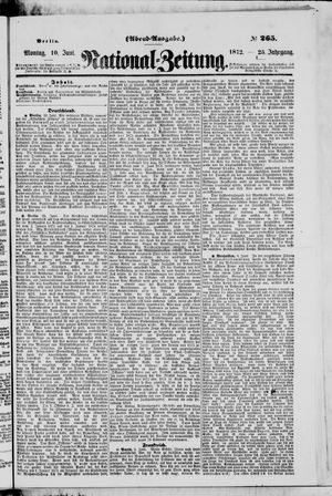 Nationalzeitung on Jun 10, 1872