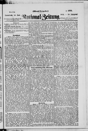 National-Zeitung vom 15.06.1872