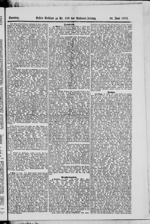 Nationalzeitung vom 16.06.1872