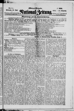 National-Zeitung vom 26.06.1872
