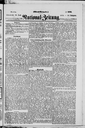 National-Zeitung vom 29.06.1872