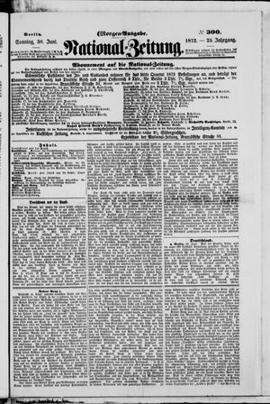 Nationalzeitung on Jun 30, 1872