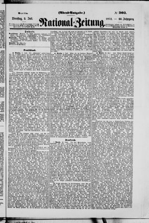 Nationalzeitung vom 02.07.1872