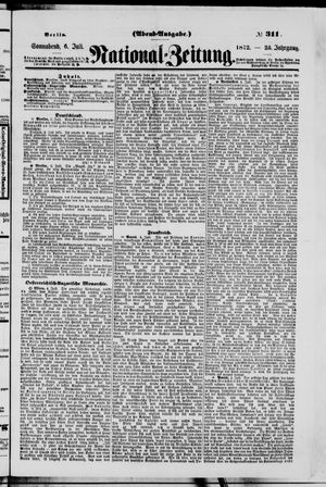 Nationalzeitung on Jul 6, 1872