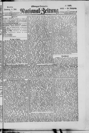 Nationalzeitung vom 07.07.1872