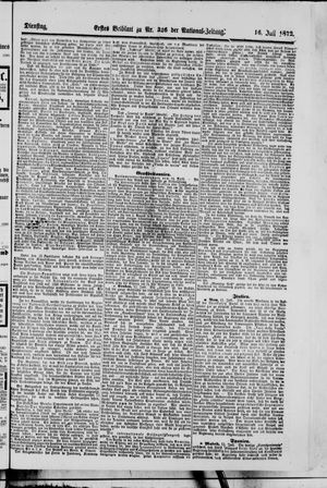 Nationalzeitung vom 16.07.1872