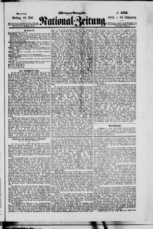 Nationalzeitung vom 19.07.1872