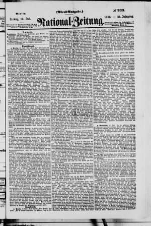 Nationalzeitung vom 19.07.1872