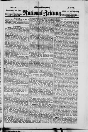 Nationalzeitung vom 20.07.1872