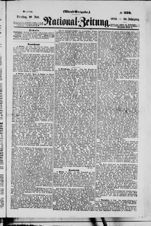 National-Zeitung vom 23.07.1872