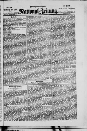 Nationalzeitung vom 24.07.1872