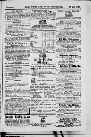 National-Zeitung vom 27.07.1872