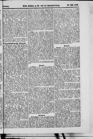 Nationalzeitung on Jul 28, 1872