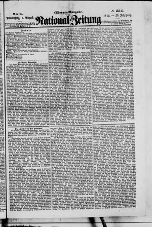 Nationalzeitung vom 01.08.1872